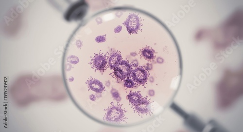 Wallpaper Mural Visual analysis of plasma cells during multiple myeloma investigation Torontodigital.ca