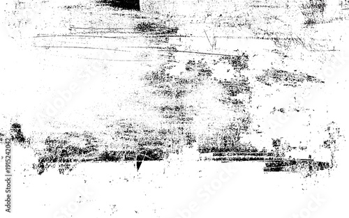 Grungy white texture with black speckles and scratches, ideal for backgrounds or overlays. 