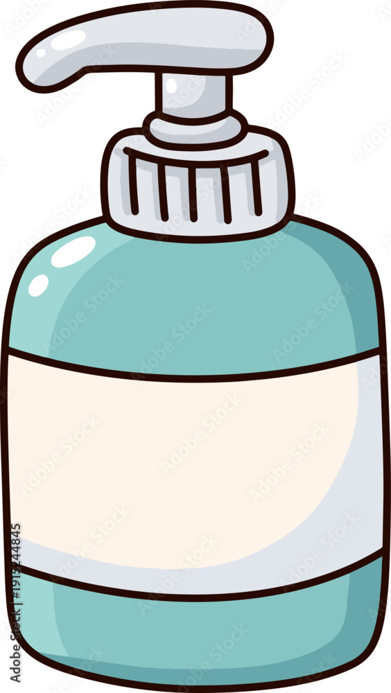 Fototapeta premium Hand Sanitizer Safety Hygiene Bottle