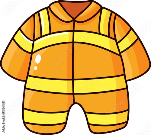 High Visibility Construction Coverall Suit