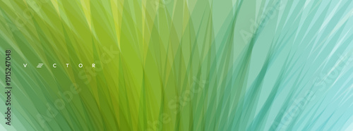 Fresh grass. Herbal growth overlay. Abstract background with dynamic effect. Mobile screen. Ecological vector illustration.
