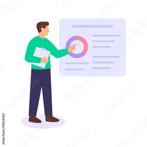 Overtime Hours, calculating extra working time beyond schedules, Flat vector character illustration