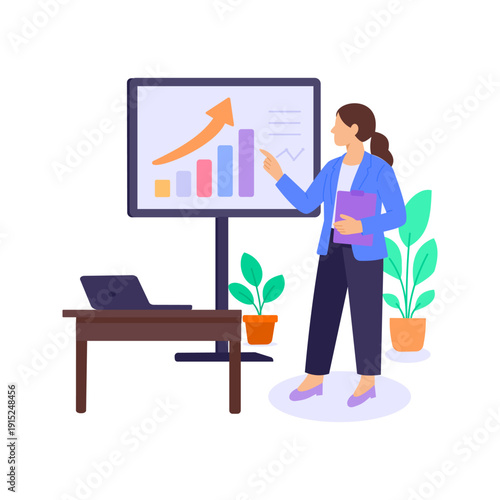 Salary Structures, defining pay scales and compensation levels, Flat vector character illustration