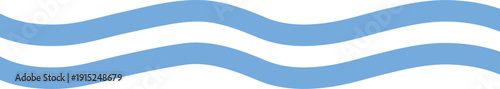 Argentina Flag Wave Banner Background - Waving Argentine National Flag Colors for Independence Day Celebration and Patriotic Decoration Vector Illustration