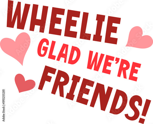 Valentine Construction vehicles, red and pink, love, romantic, cute trucks, puns, sayings