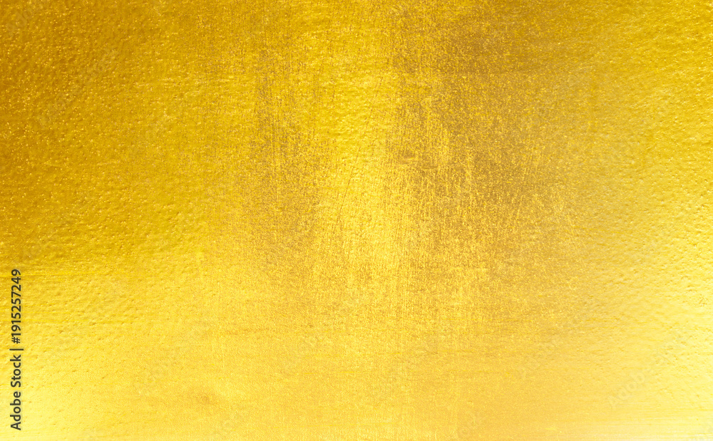 Obraz premium Shiny yellow leaf gold foil
