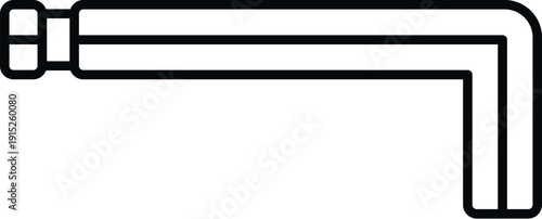 Hex wrench tool for tightening and loosening bolts