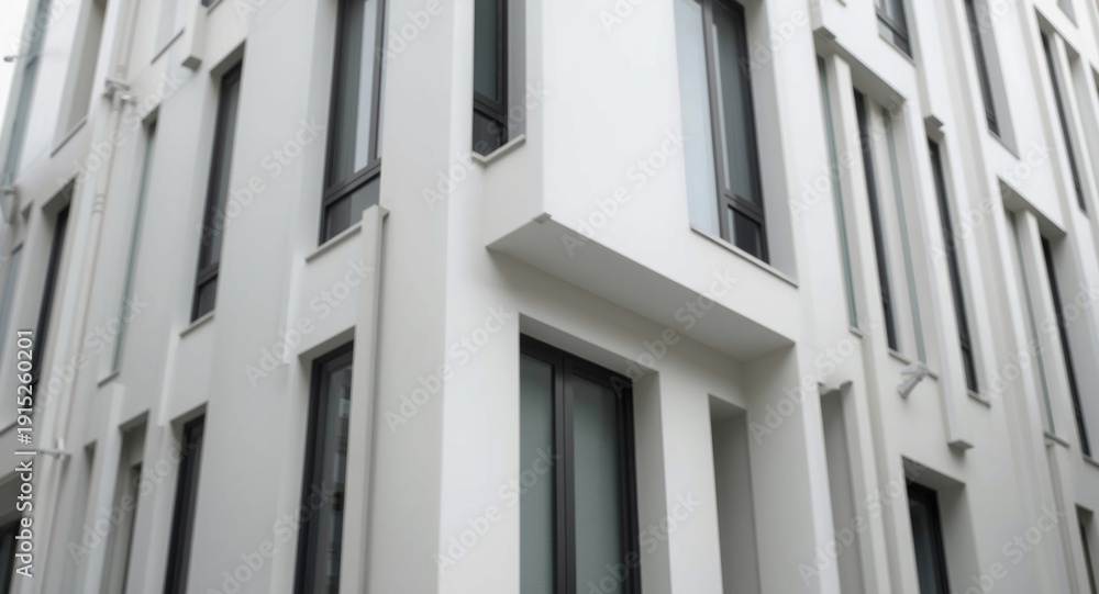 Obraz premium Real estate market listing with a modern apartment building