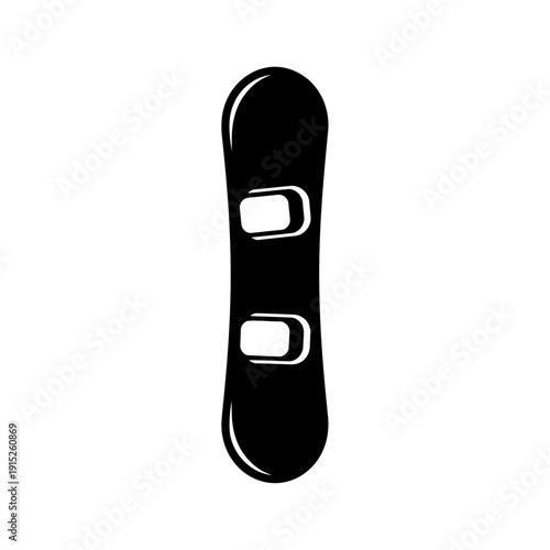 Snowboard Silhouette Vector Illustration