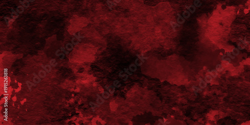 Abstract dark background. Red paint texture background. vintage canvas with stains. ink wash monochrome texture.