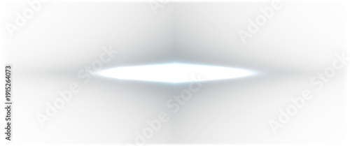 Wallpaper Mural Luminous square panel emitting ambient illumination, diffuse light emitter, softbox style glow source, ideal for studio or UI design. Isolated, cutout, rgba. Torontodigital.ca