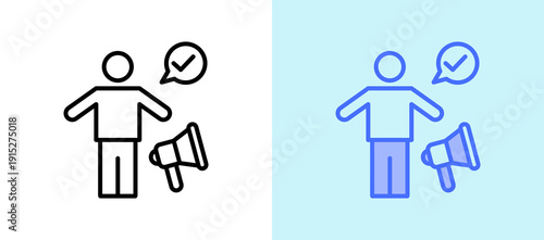 Freedom Of Speech whitegreen icon