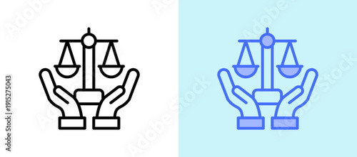 Equality And Justice whitegreen icon