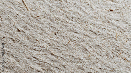Recycled handmade paper surface with organic grainy texture, generative ai