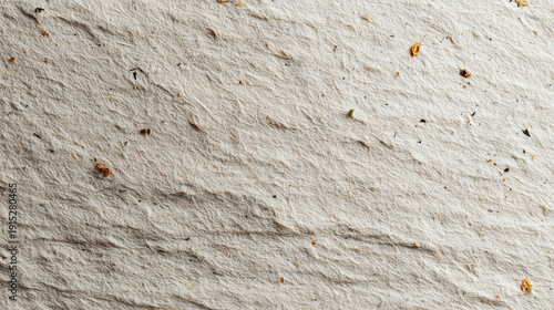 Minimalist beige paper background with organic texture and copy space, generative ai