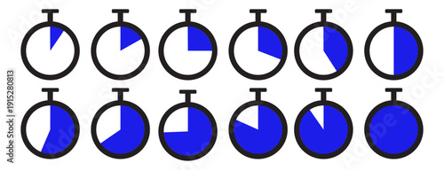 Stopwatch Icon design 