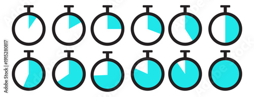 Stopwatch Icon design 