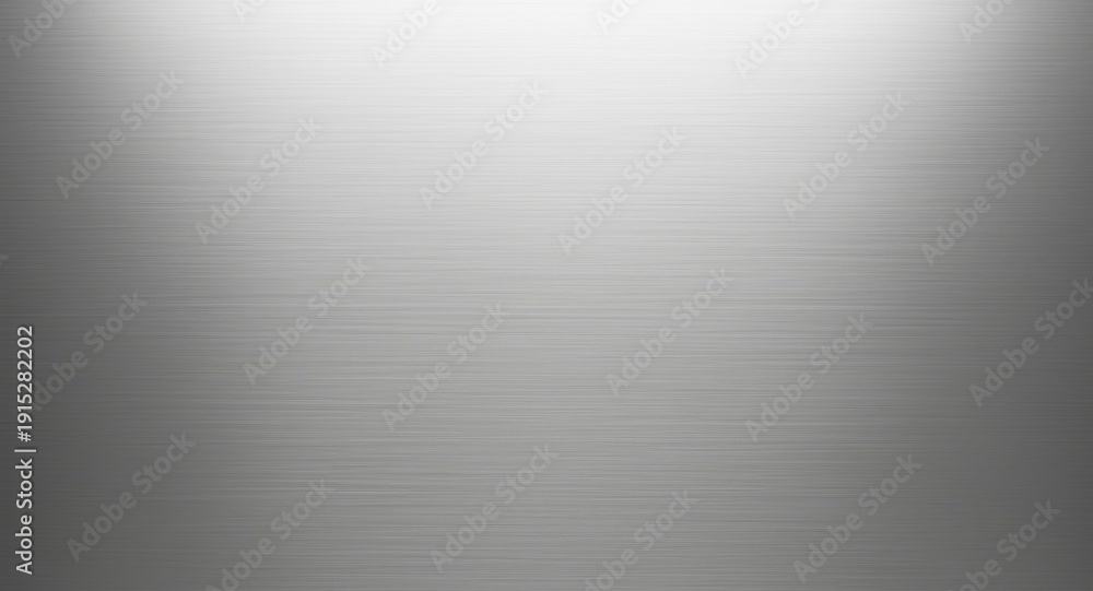 Obraz premium Polished steel surface with minimal grain texture and high key illumination