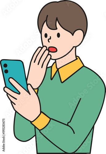 boy with mobile phone