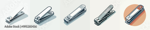 vector of a nail clipper