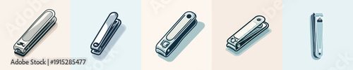 vector of a nail clipper