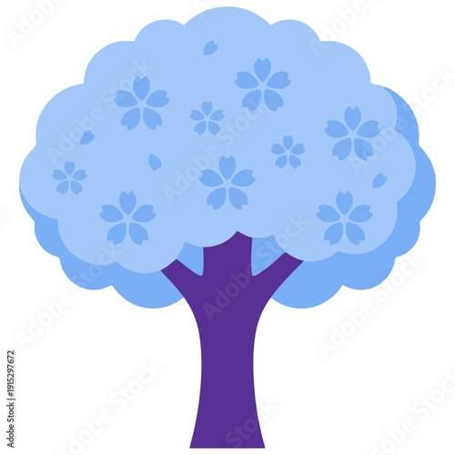 ふんわりとしたピンクの花びらが満開に咲き誇る桜の木は、春の訪れと共に新しい未来への希望を感じさせます。入学や卒業、新しい門出を祝うシーンに、温かい幸福感と優しさを添える素材として最適です。