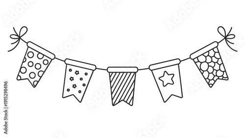 Minimalist one line drawing of a carrot with leafy greens