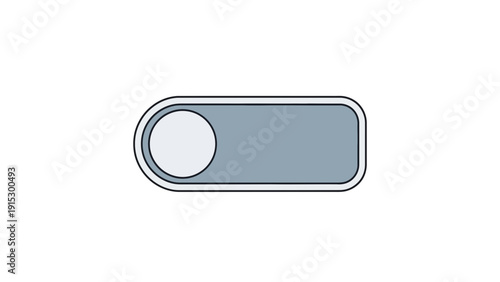 USB Flash Drive Illustration Simple Design.