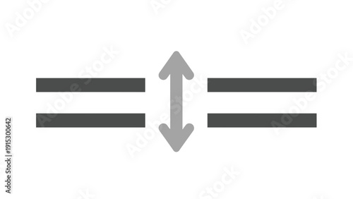 Equals Sign Graphic Symbol Illustration.