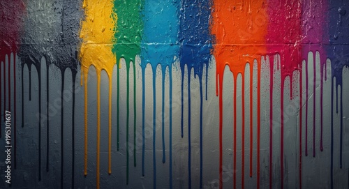 Expressive graffiti paint s...