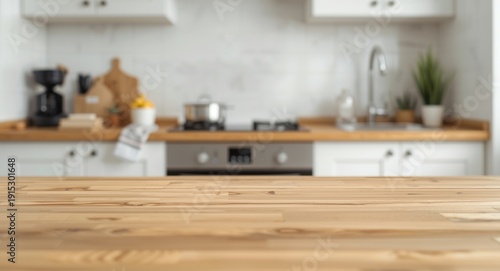Blurred backdrop of a kitch...