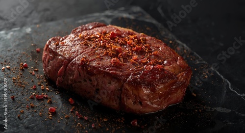 Succulent medium rare Wagyu...