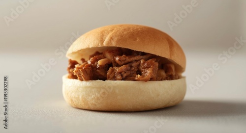 Selective focus on a pork f...