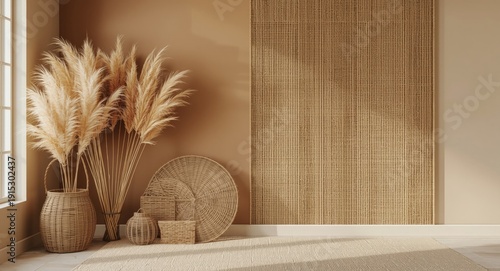 Living room wall showcasing...