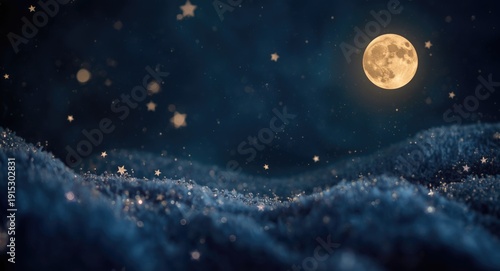 Star filled dreamy night sc...