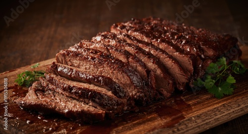 Smoked chopped beef brisket...