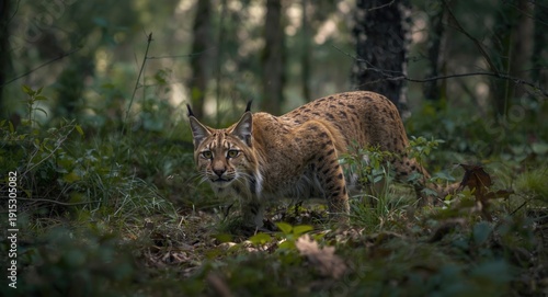 Wild Iberian Lynx Stalking ...