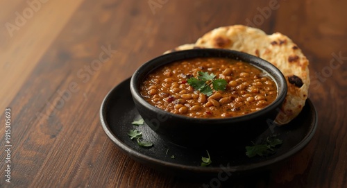 Savory Dal Makhani with Len...
