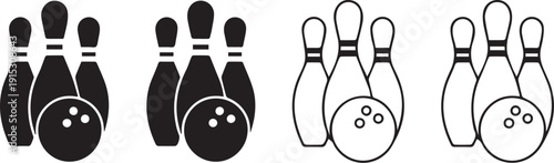 Bowling ball and pin