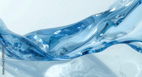 Relaxed blue hydrogel fitti...