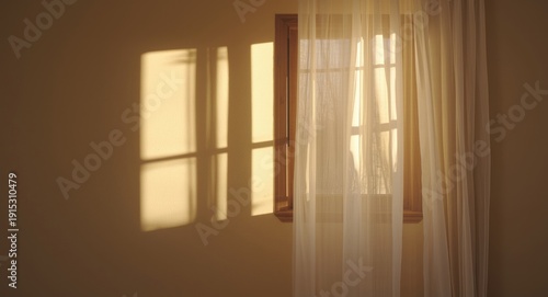 Realistic sunlight streamin...