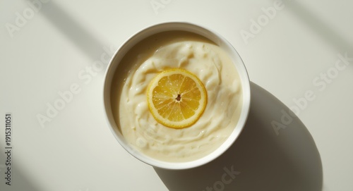 Overhead shot of white vege...