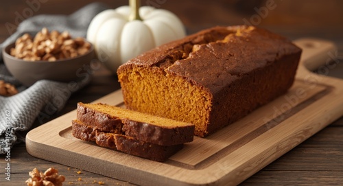 Aromatic spiced pumpkin bre...