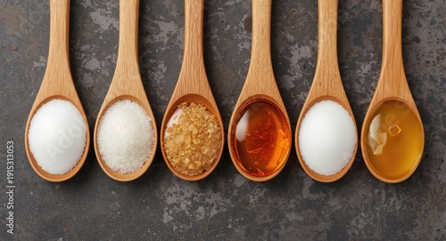 Wooden spoons containing an...