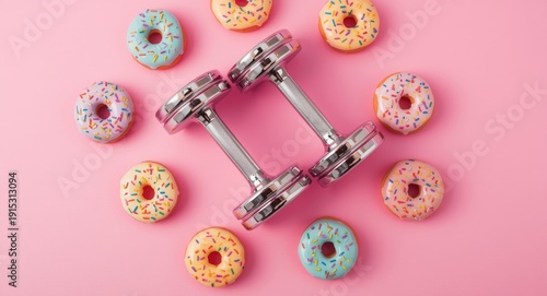 Health motivation scene com...