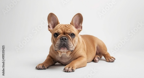 Playful French bulldog pet ...
