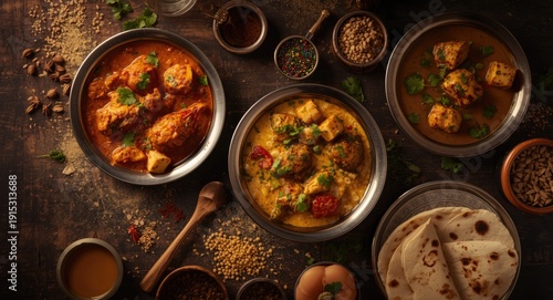 Traditional Indian cuisine ...