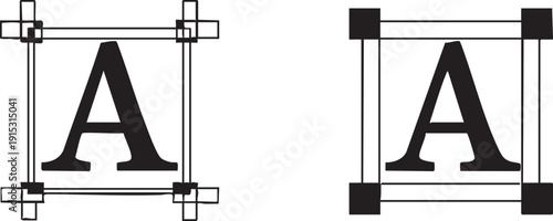 Vector graphics tutorial: understanding vectorization with letter a example eps silhouette