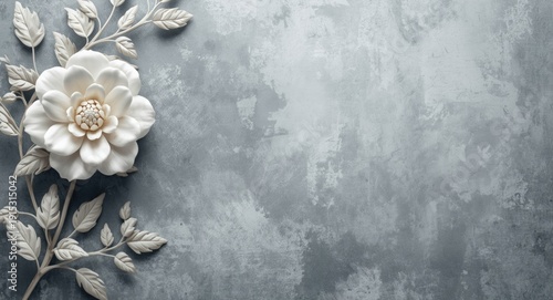 Decorative design with larg...