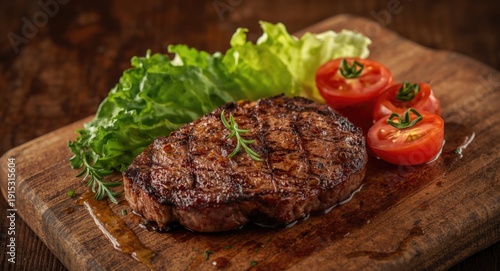 Char grilled dry aged wagyu...